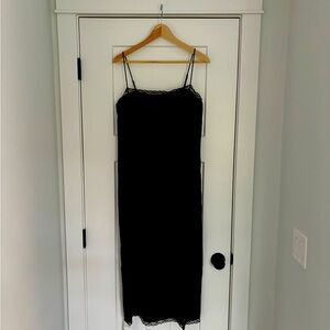 Lace trimmed slip dress from Abercrombie with tags.